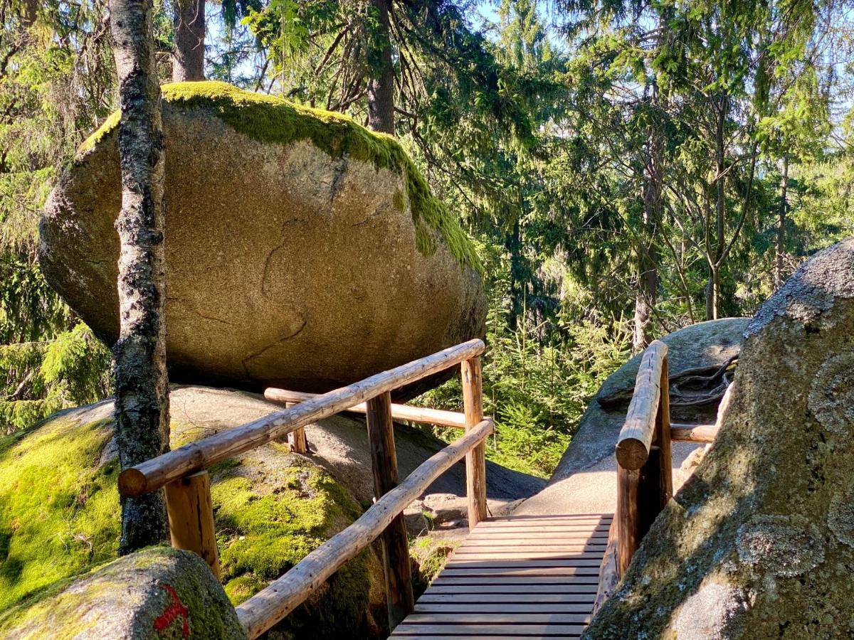Ferienwohnung Oxana Im Naturpark Fichtelgebirge Schonwald  Esterno foto