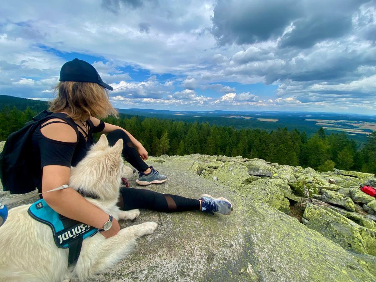 Ferienwohnung Oxana Im Naturpark Fichtelgebirge Schonwald  Esterno foto