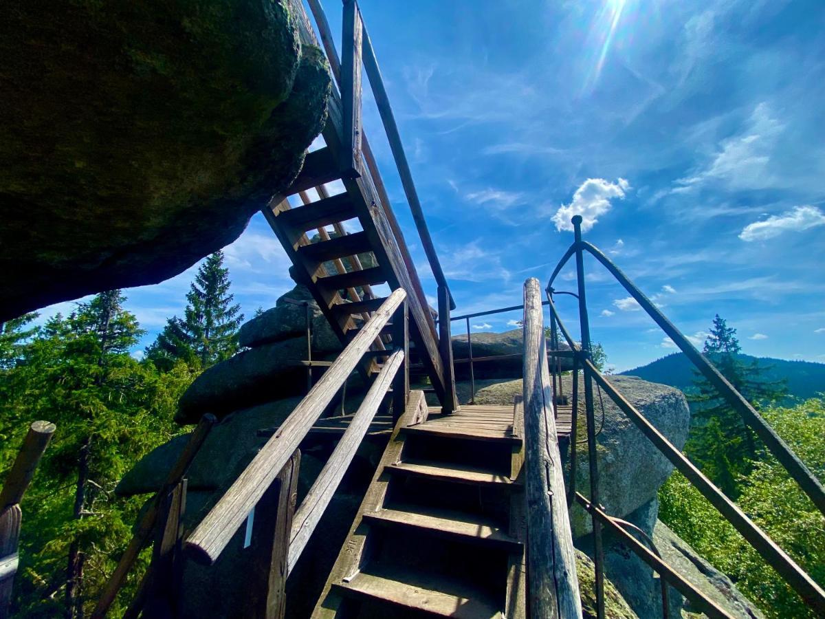 Ferienwohnung Oxana Im Naturpark Fichtelgebirge Schonwald  Esterno foto